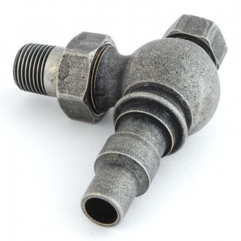 Amberley TRV Cast Iron Radiator Valve - Pewter